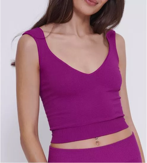 Crop Top Ever InfusedMulti Vitamine Violet
