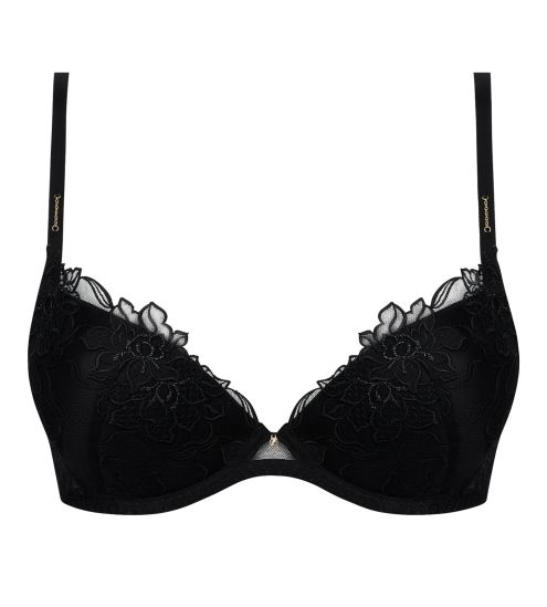 Soutien-gorge à coques Push-up Adorable en Sexy Noir