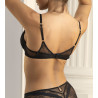 Soutien-gorge à coques Push-up Adorable en Sexy Noir
