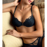 Soutien-gorge à coques Push-up Adorable en Sexy Noir