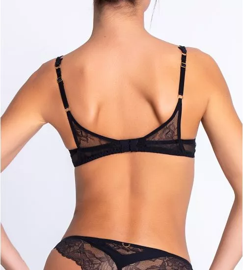 Soutien-gorge Glam Couture Adorable en Sexy Noir