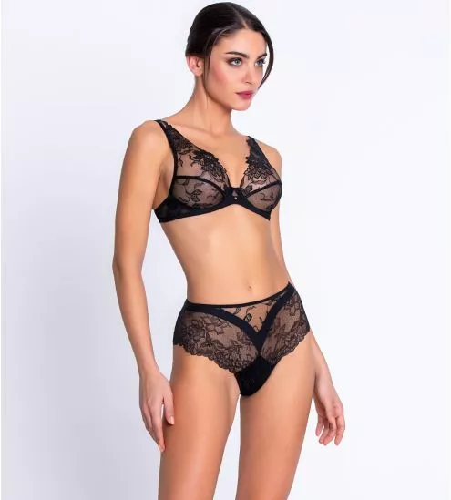 Culotte Couture Adorable en Sexy Noir