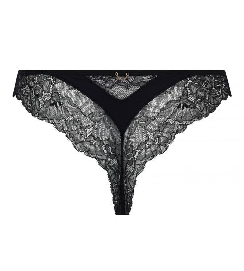 Tanga Couture Adorable en Sexy Noir