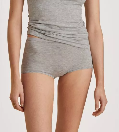 Shorty coton Supima Natural Comfort Grey Melange