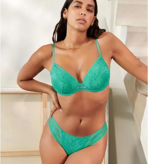 Soutien-gorge coque coeur Melipha Vivid Green