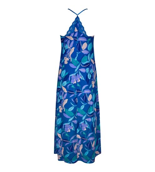 Robe de nuit longue Échappée Nature Bleu Nature