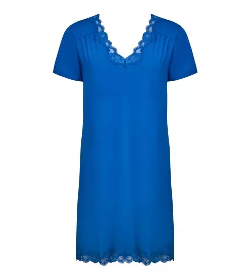 Liquette à manches courtes Simply Perfect Stricto Cobalt Bleu