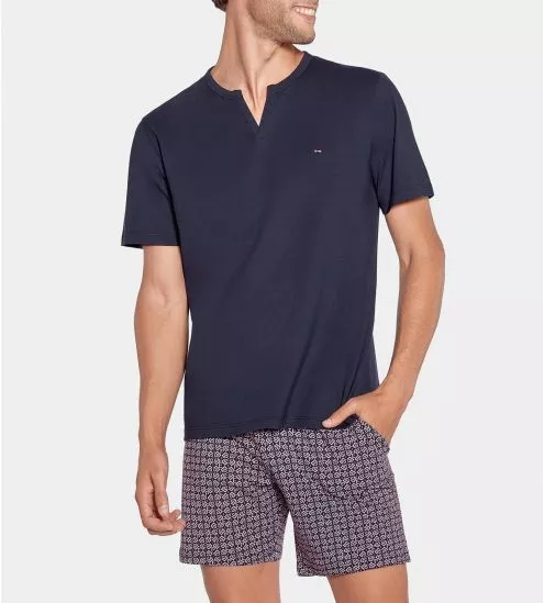 Pyjama court homme Rose