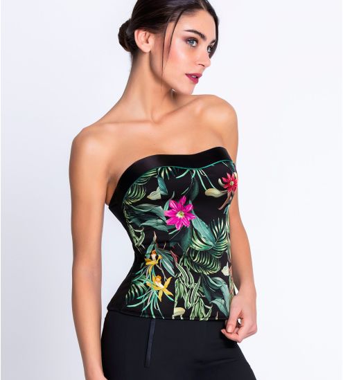 Bustier imprimé Fleurs Etoiles Eclat Etoile