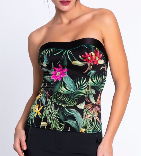 Bustier imprimé Fleurs Etoiles Eclat Etoile