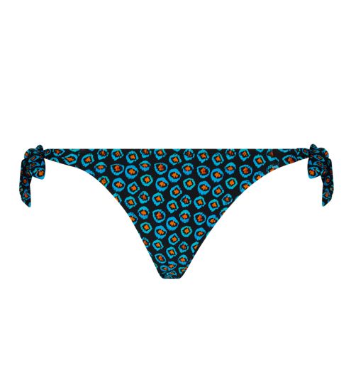Slip de bain à lacets LA VAGABONDE Pois Soleil