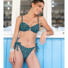 Slip de bain à lacets LA VAGABONDE Pois Soleil