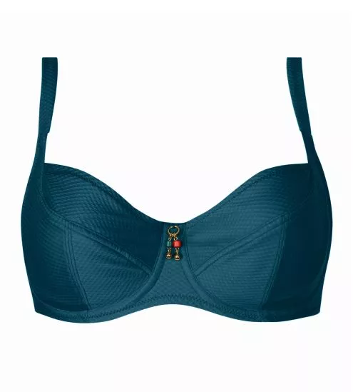 Haut de bikini corbeille fitting LA VOGUEUSE Vert Vogue