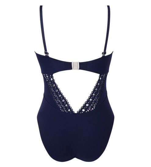 Maillot de bain Bustier 1 pièce Ajourage Couture Marina Couture