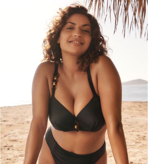 Haut de maillot de bain corbeille Barrani Roast Coffee