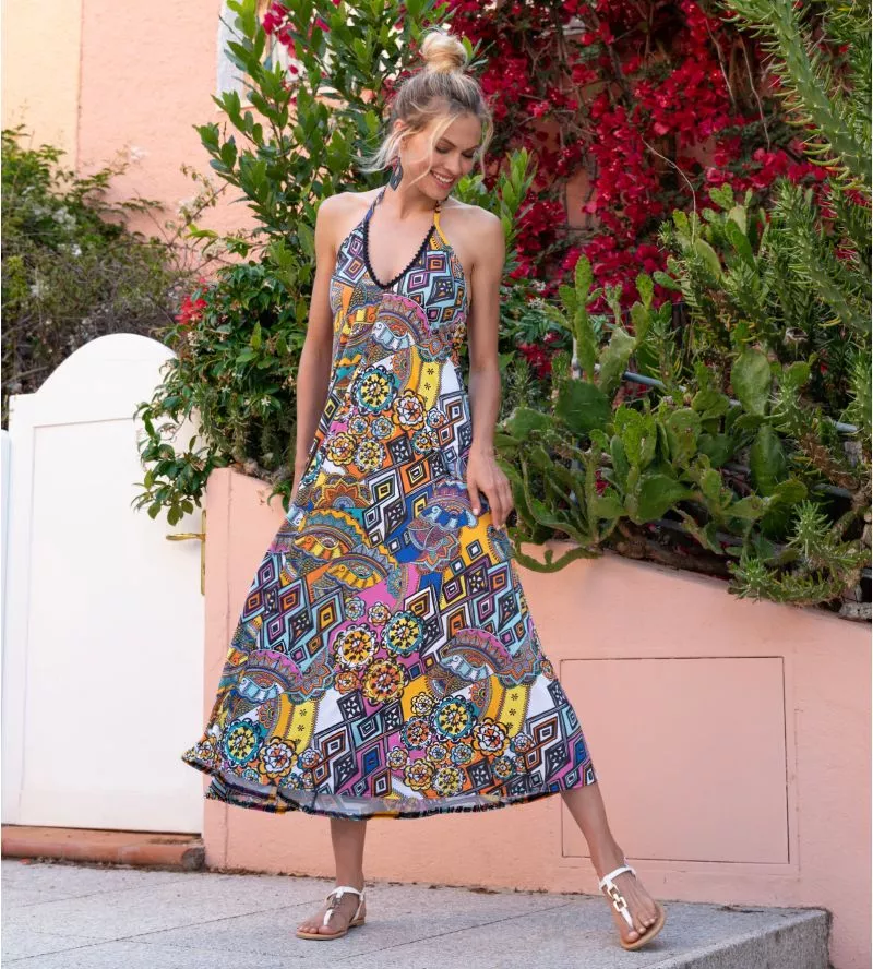 Robe longue de plage La Nomade Éclat Nomade