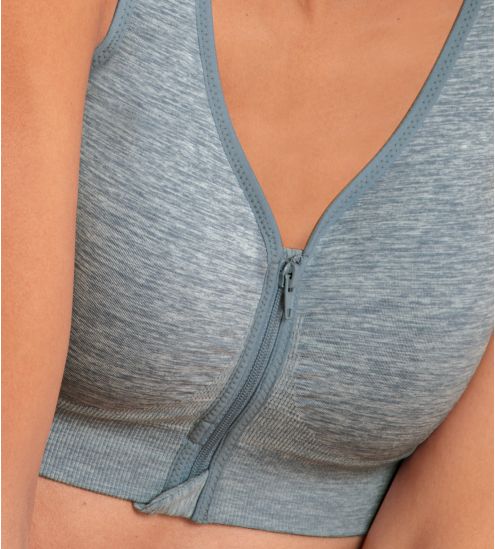 Brassière zippée mastectomie Lynn 475 Nuances de gris