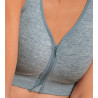 Brassière zippée mastectomie Lynn 475 Nuances de gris