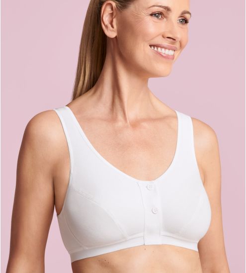 Soutien-gorge sans armatures postop BLANC