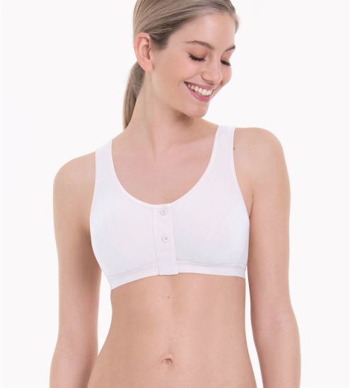 Soutien-gorge sans armatures postop BLANC