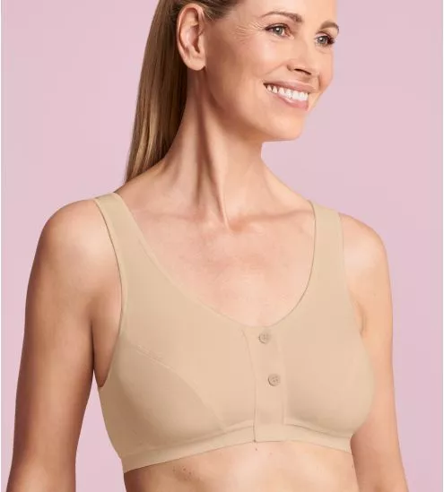 Soutien gorge medical blanc sans armatures post operatoire Anita Isra Lingerie Sipp