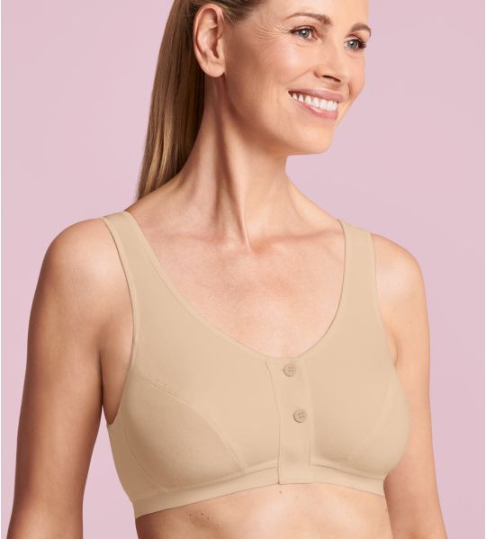 Soutien-gorge pour prothèses avec ouverture devant ISRA chair