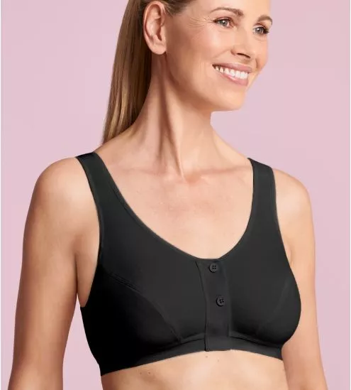 Soutien-gorge sans armatures postop NOIR