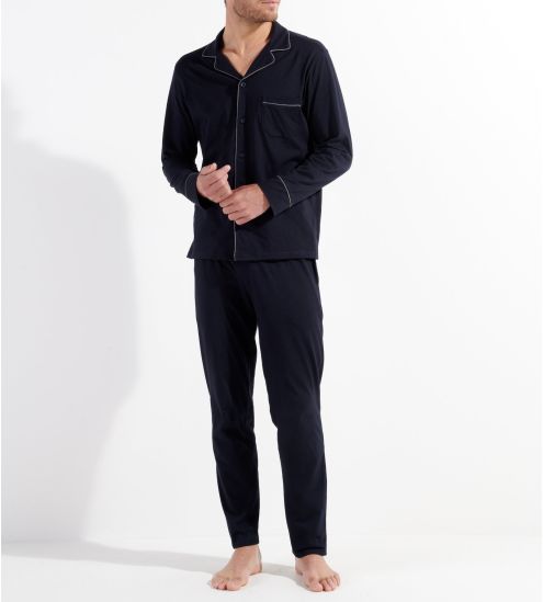 Pyjama élégant avec chemise ALBERT Marine