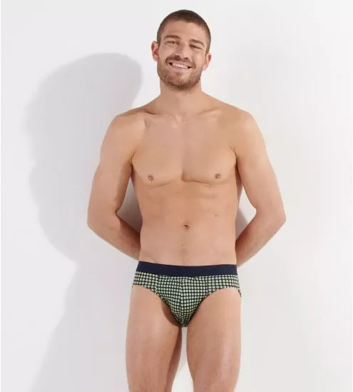 FILIPPO SLIP MINI HO1 H I0RA Navy Print BLEU