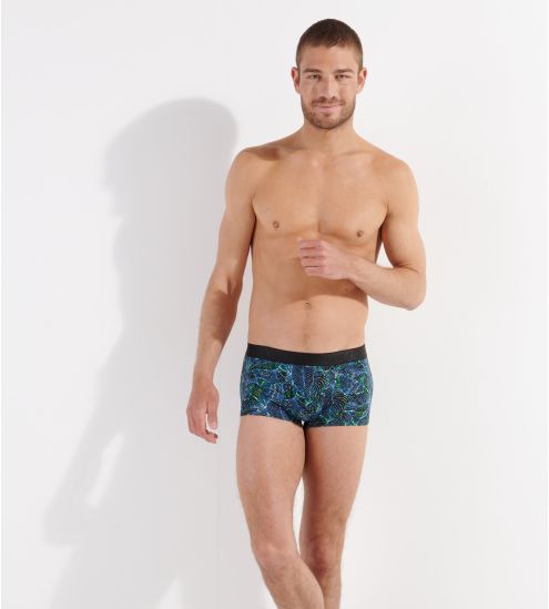JARROD BOXER TRUNK H P0BI Blue Print BLEU
