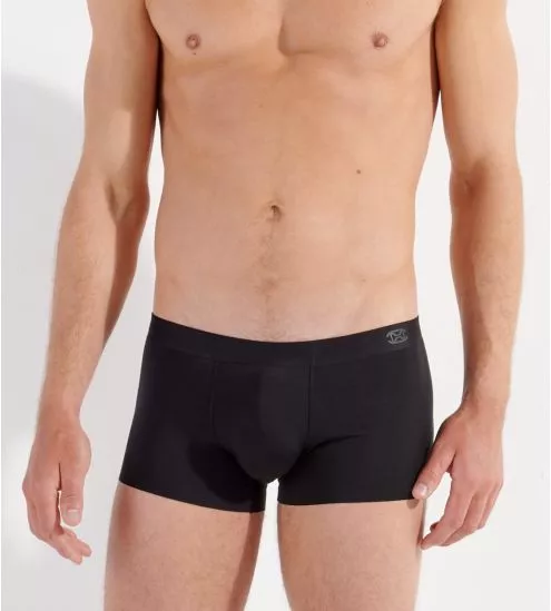 Boxer invisible sans coutures MODAL CLEAN CUT noir