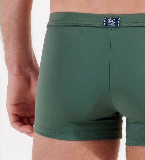 Maillot de bain boxer NAUTICAL CUP vert kaki
