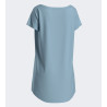 Liquette unie à manches courtes Bleu Ciel