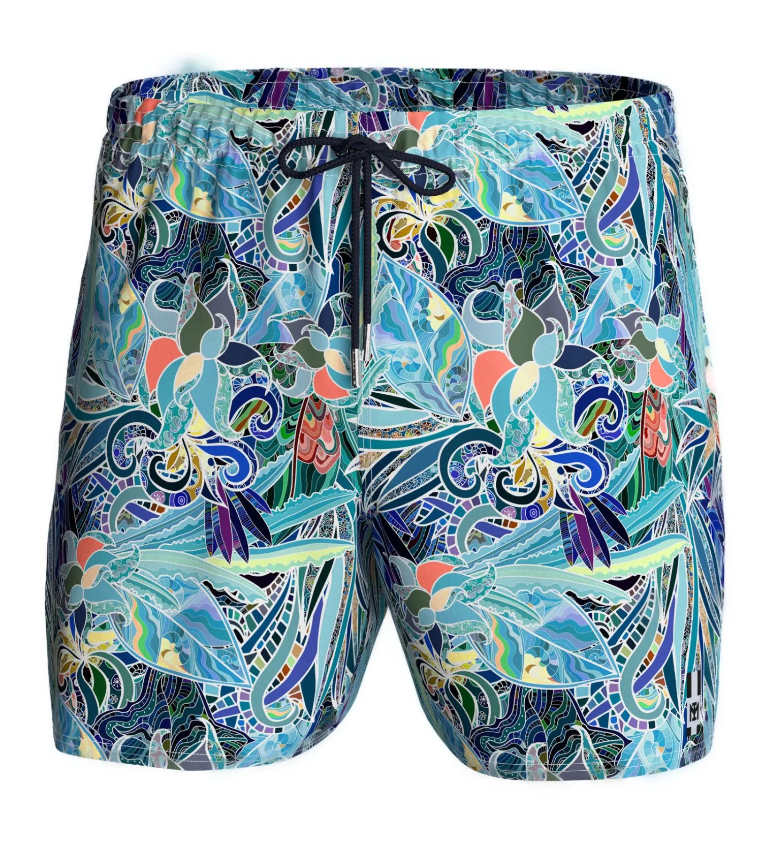 Short de bain Opulence Turquoise