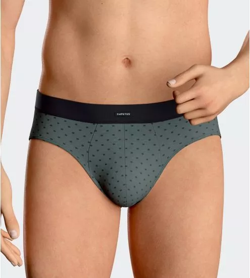 Lot de 2 slips Ceinture Confort Marine/Vert