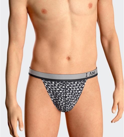 String en Lyocell Navy White