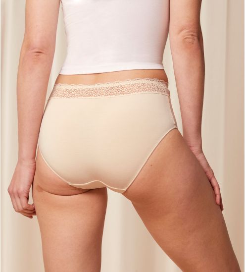 Lots de 2 culottes hautes Feel of Modal Creamy Dream