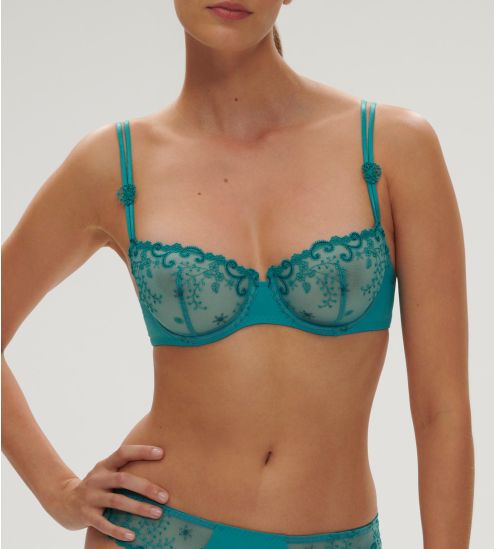 Soutien-gorge corbeille Délice Bleu Atoll