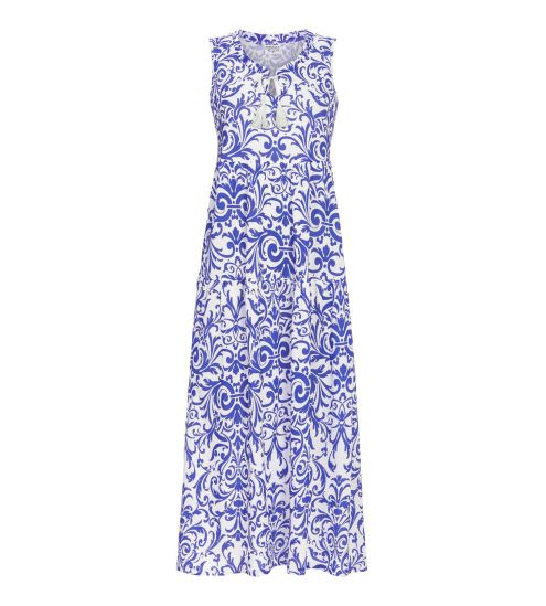 Robe longue sans manches Bleu Royal