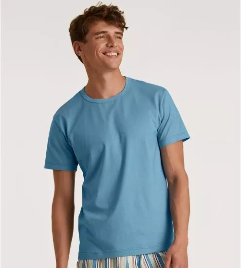 T-shirt à manches courtes pour homme Cascade Blue