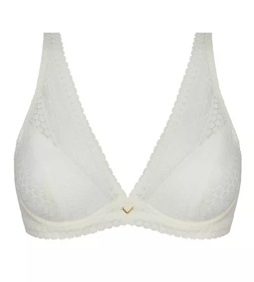 Soutien-gorge plunge 1/2 mousse Atelier Séduction Écru Nacre