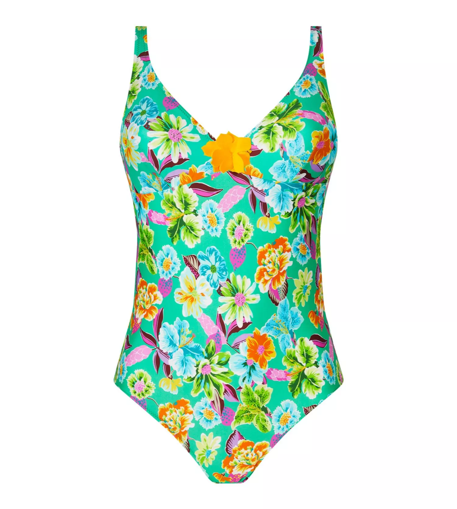 Maillot de bain 1P Nageur Maintien La Feminissima Vert Emeraude