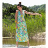 Robe longue La Feminissima Vert Emeraude
