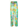 Pantalon Portefeuille La Feminissima Vert Emeraude