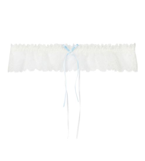 Jarretière Princesse Iris Écru Nacre