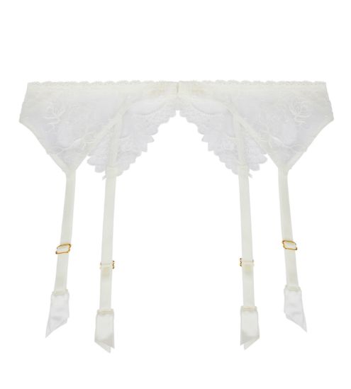 Porte-jarretelle Princesse Iris Écru Nacre
