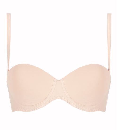 Soutien-gorge bandeau à coques New Apesanteur Magnolia