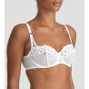 Soutien-gorge balconnet corbeille Jhana Blanc