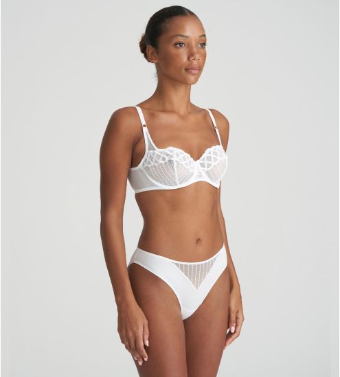 Soutien-gorge balconnet corbeille Jhana Blanc