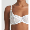 Soutien-gorge balconnet corbeille Jhana Blanc